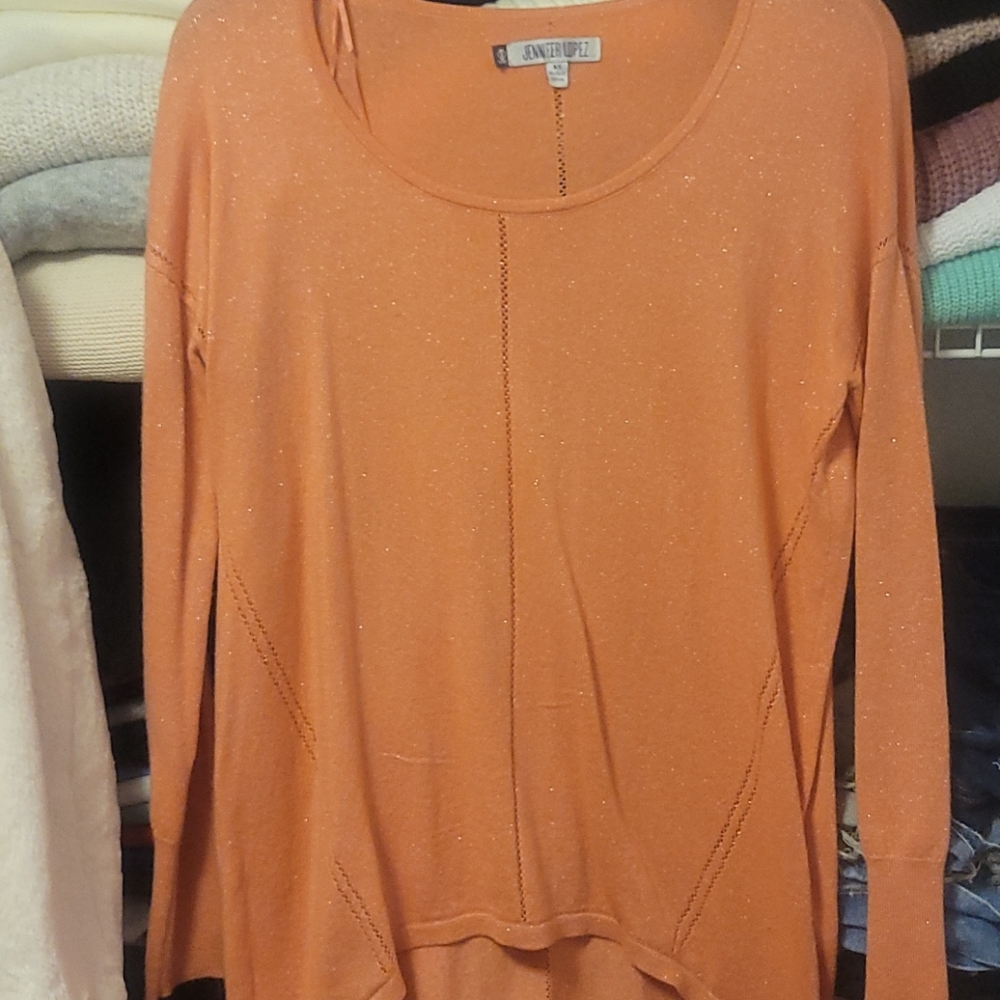 Orange sweater